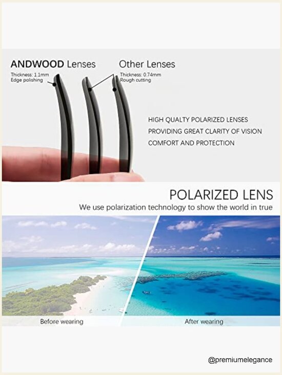 Retro Square Polarized Sunglasses Rectangle Shades Unisex